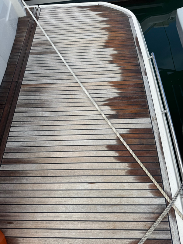 Teak cleaning